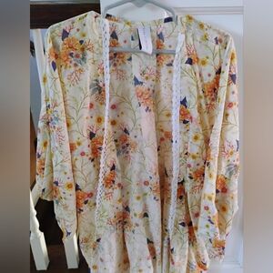 Olga Valentine Kimono Swim Cover Up